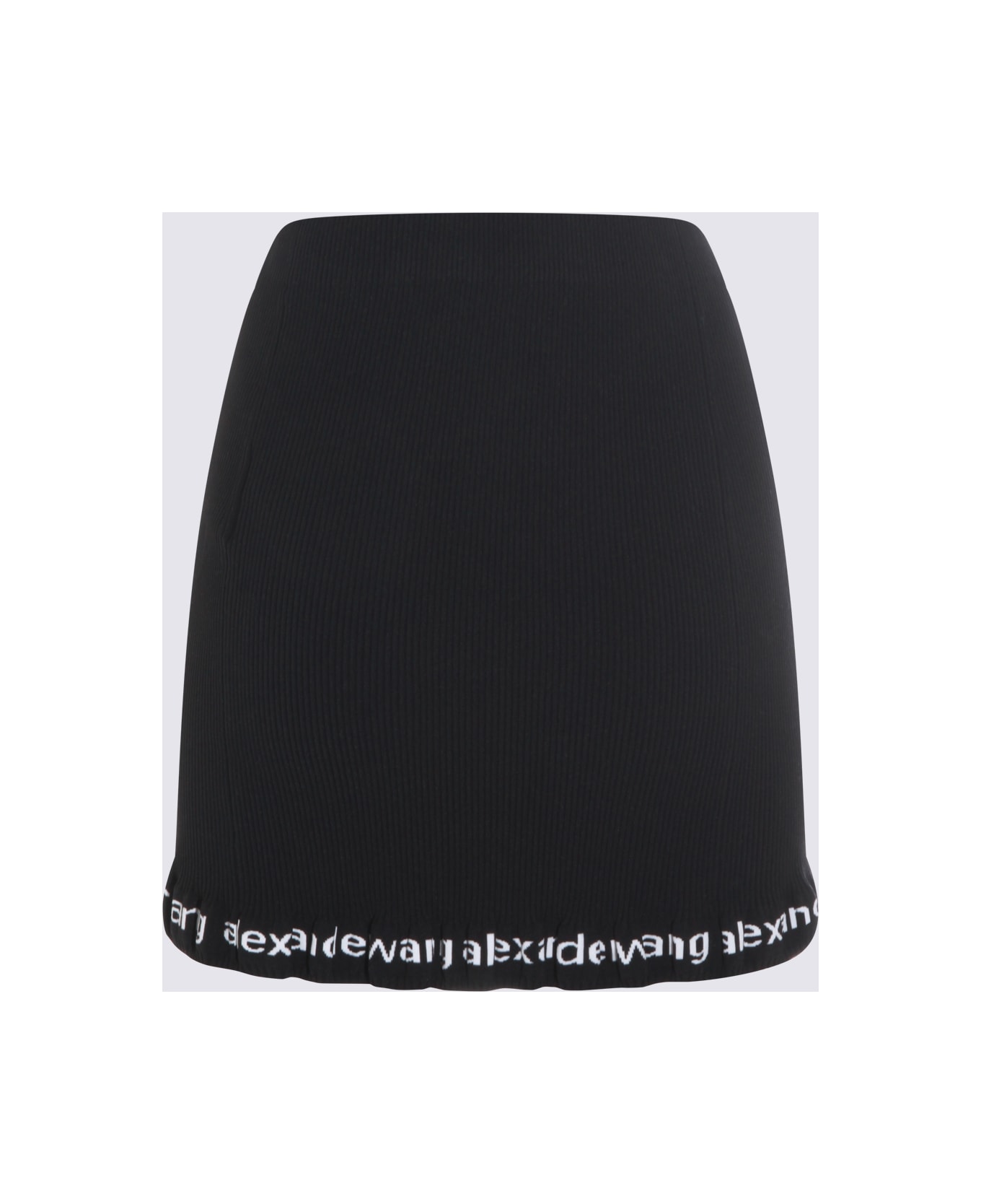 Alexander Wang Black Cotton Skirt - Black