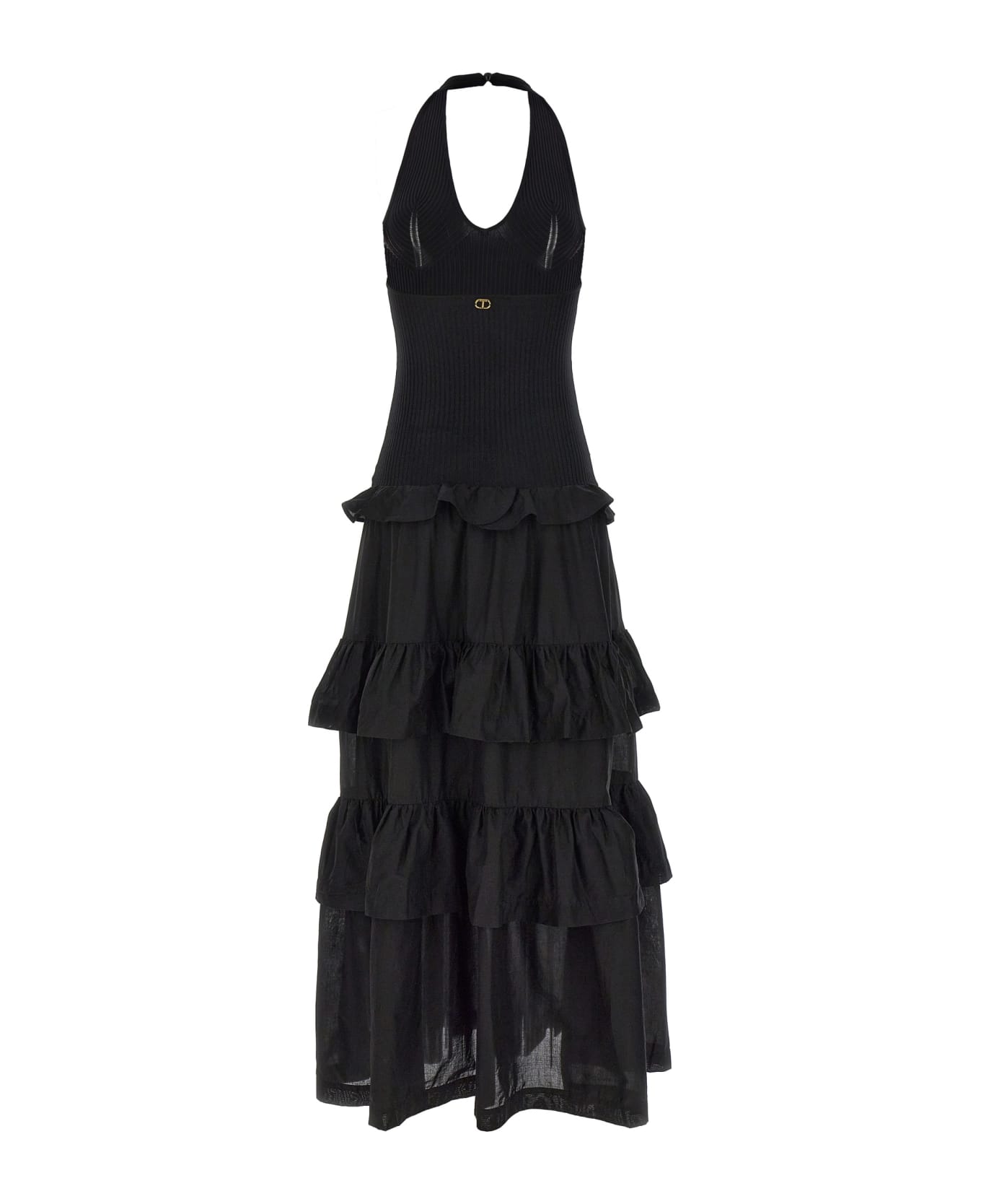 TwinSet Tiered Dress - Black  