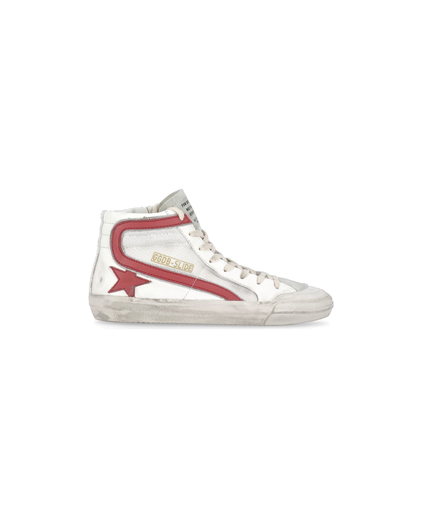 Golden Goose Slice Double Quarter Penstar Sneakers - White