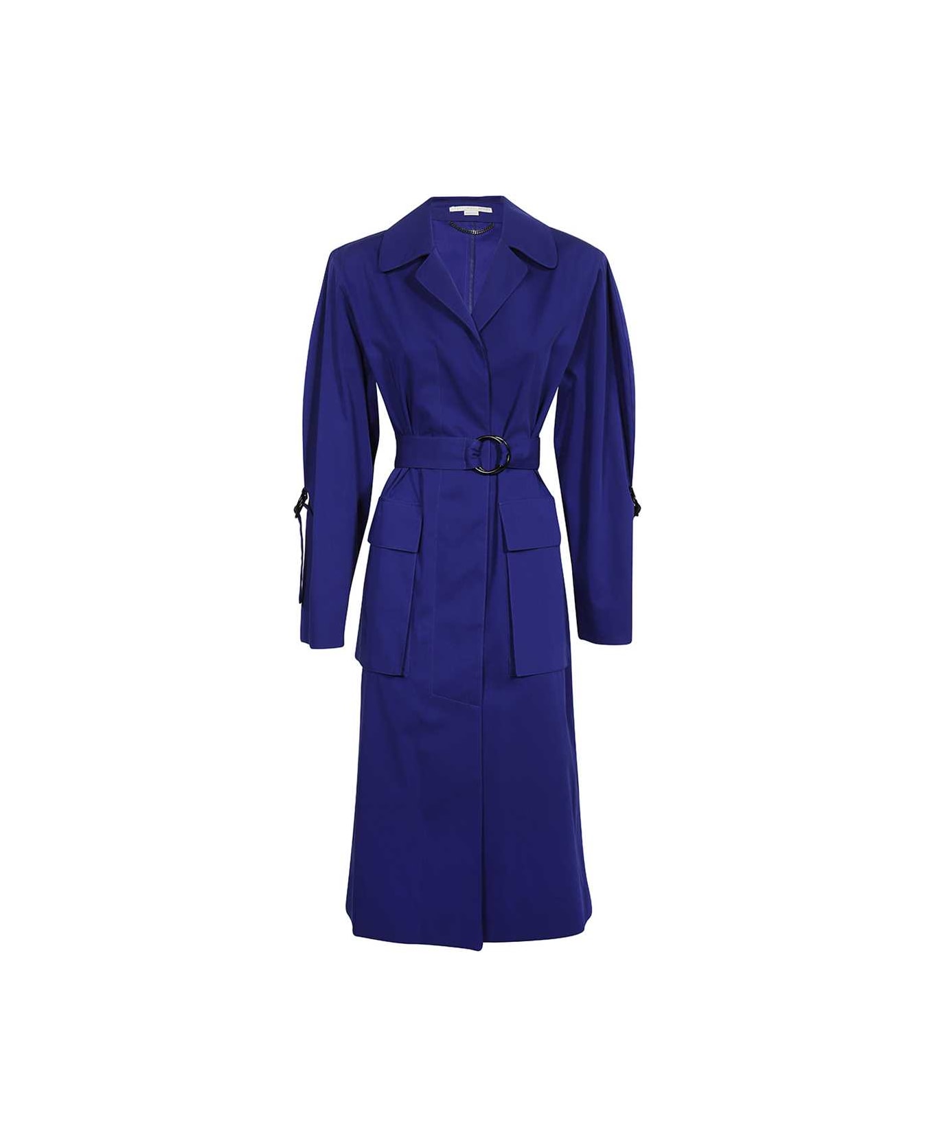 Stella McCartney Long Trench Coat - blue