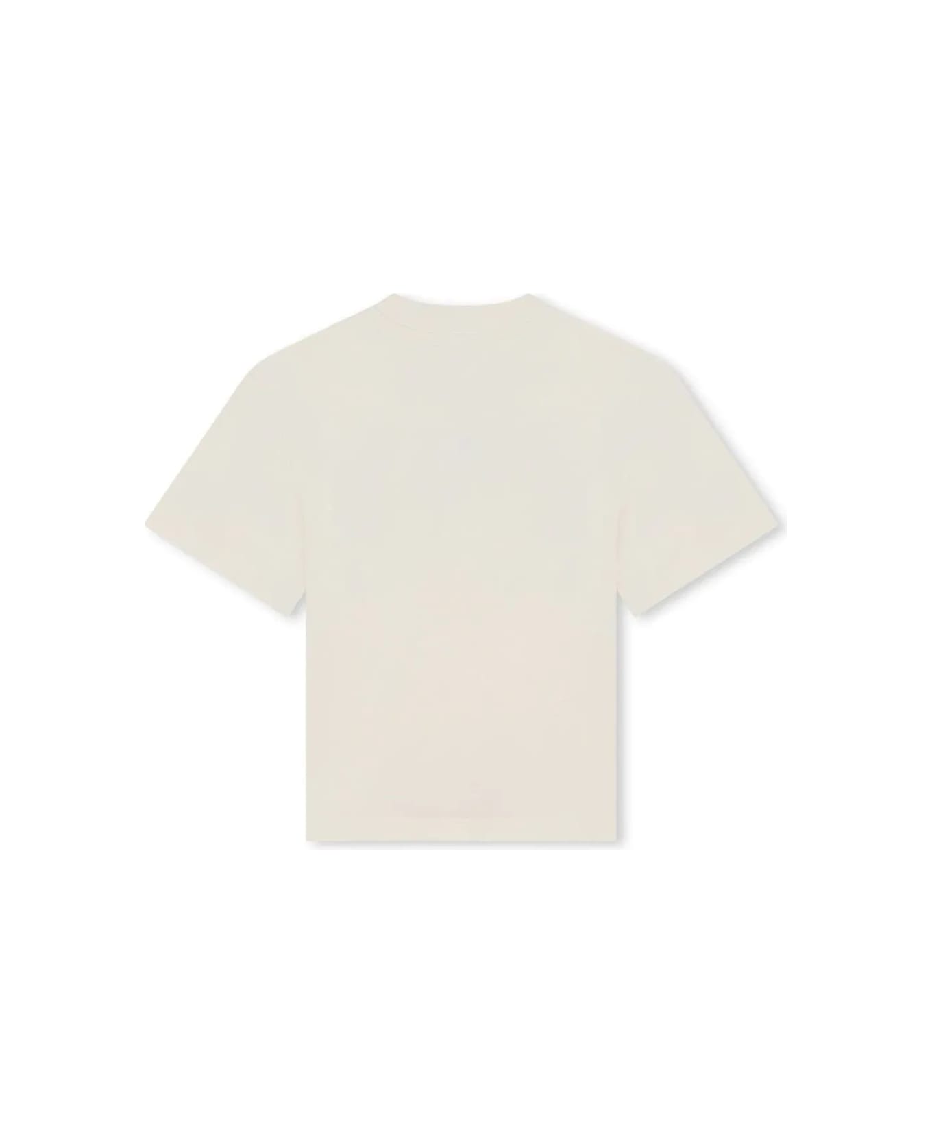 Lanvin Butter T-shirt With Logo Print - Bianco