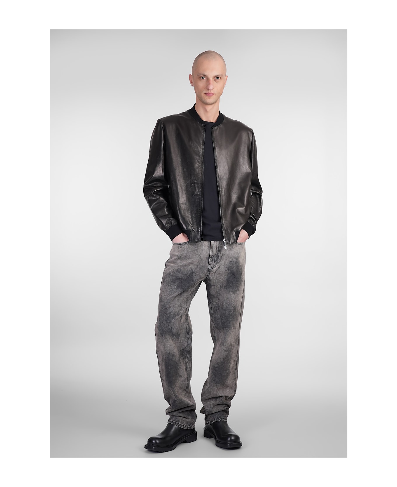 Salvatore Santoro Jeans In Brown Denim - brown
