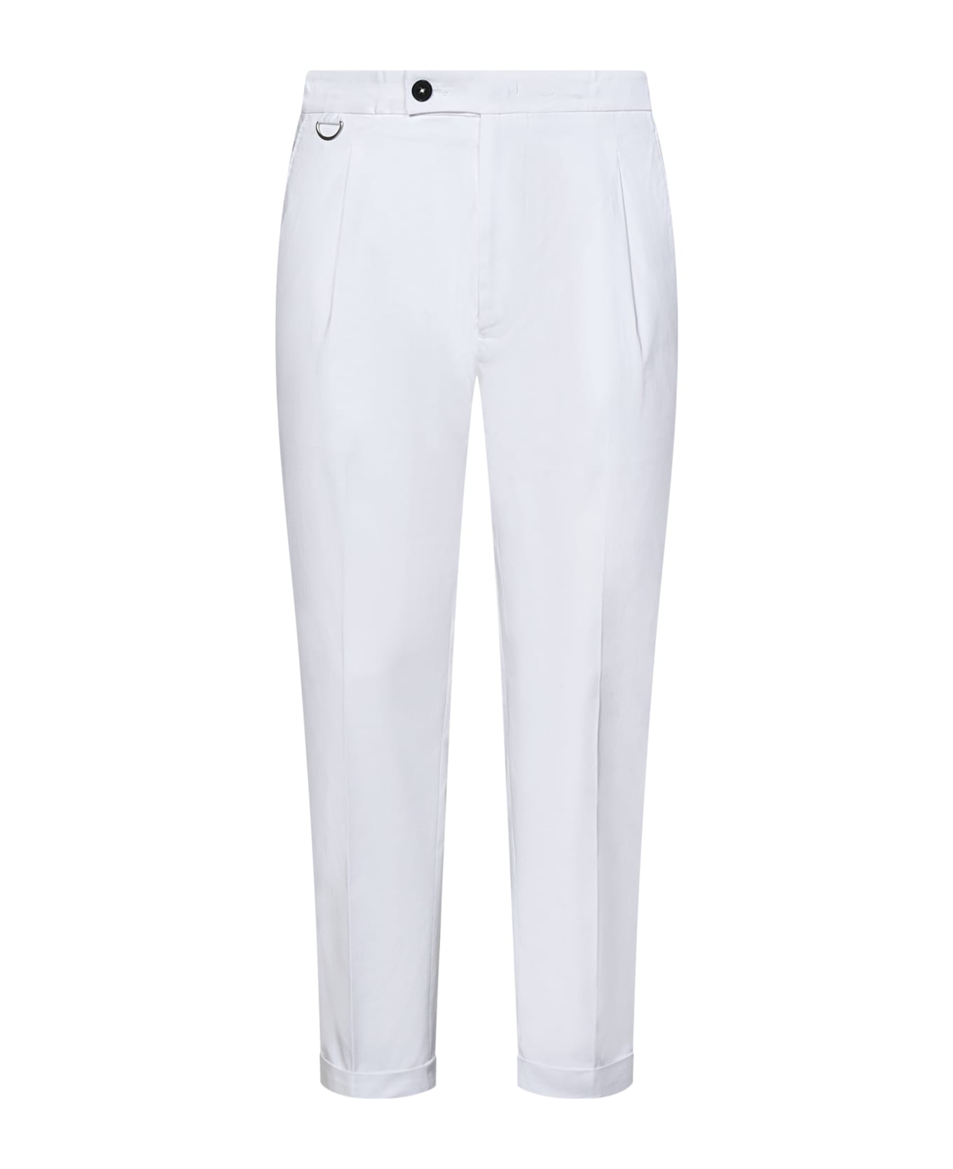 Low Brand Riviera Elastic Trousers - White