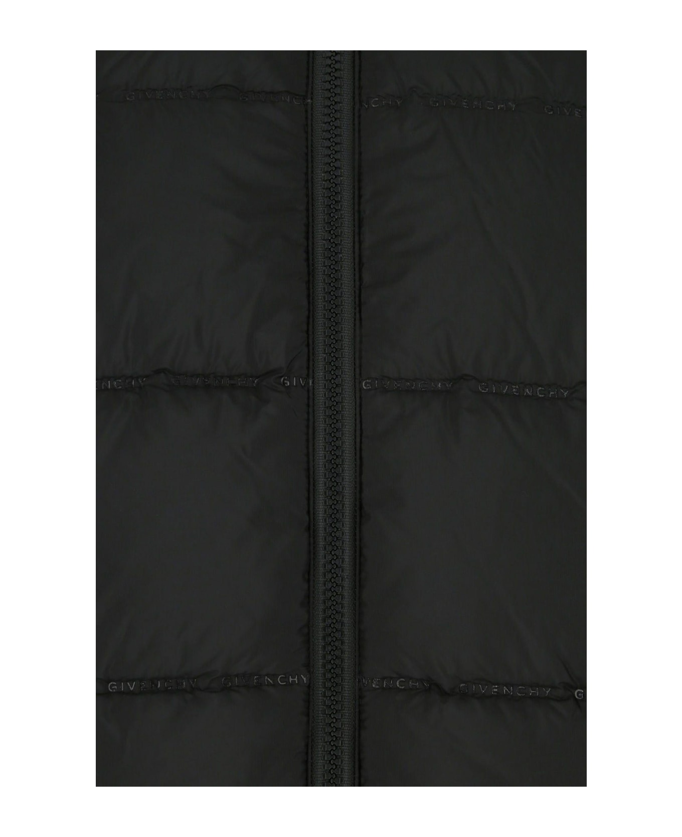 Givenchy Black Nylon Padded Jacket - Black