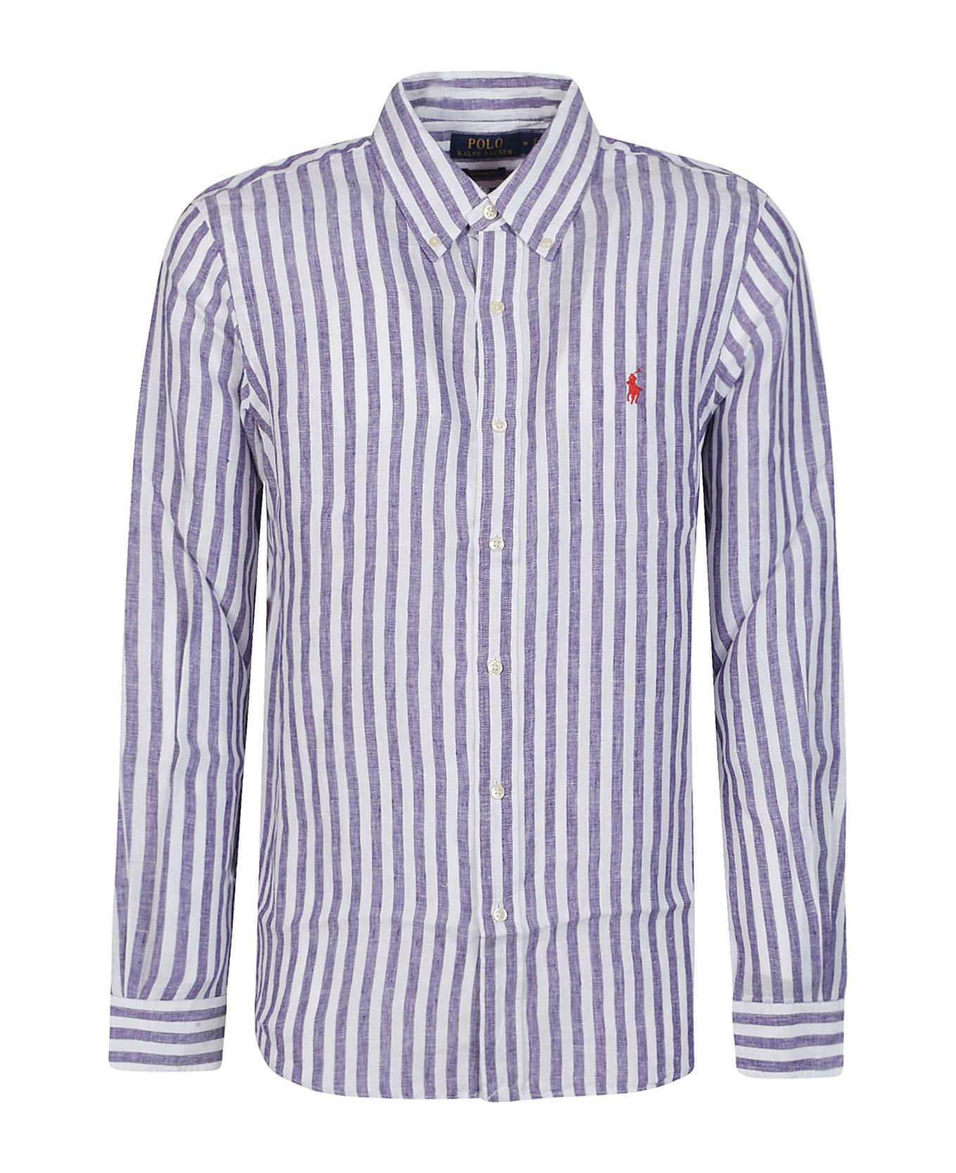 Polo Ralph Lauren Long Sleeve Shirt - Blue/white