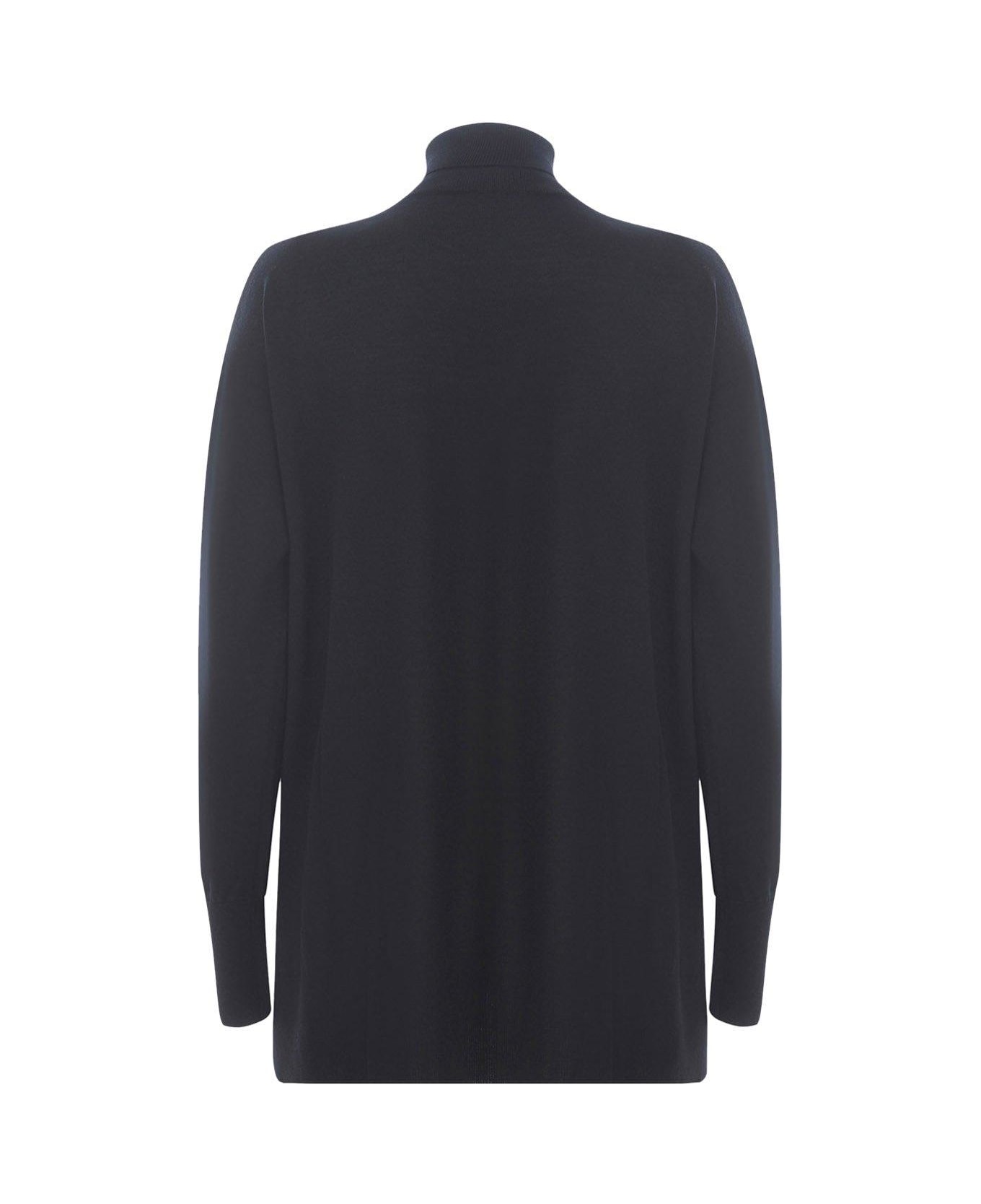 'S Max Mara Turtleneck Knit Jumper - Nero