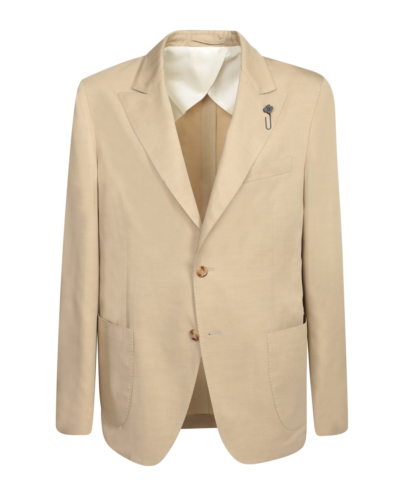 Lardini Lyocell Suit In Beige - Beige