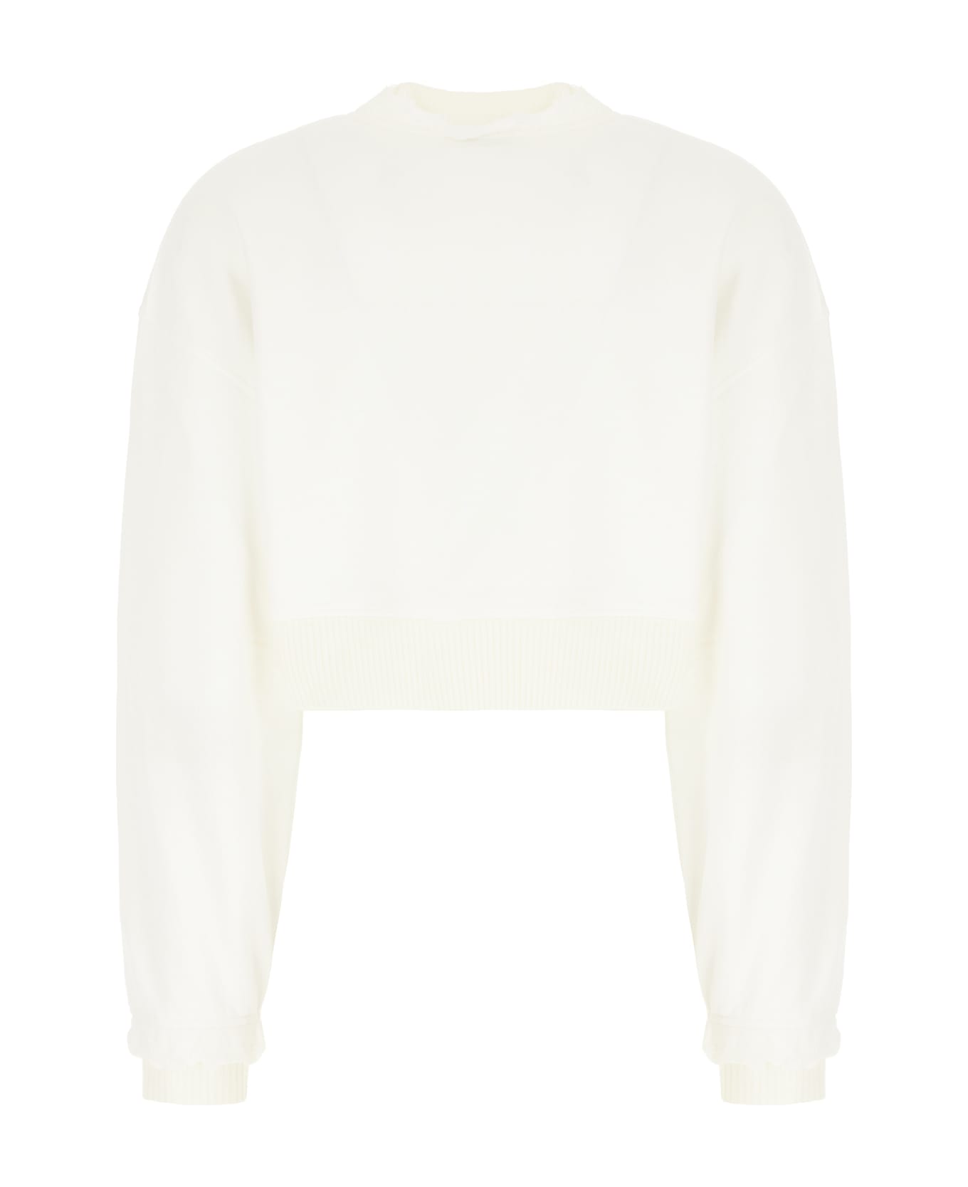 Alexander McQueen Sweatshirt - OPTICAL WHITE