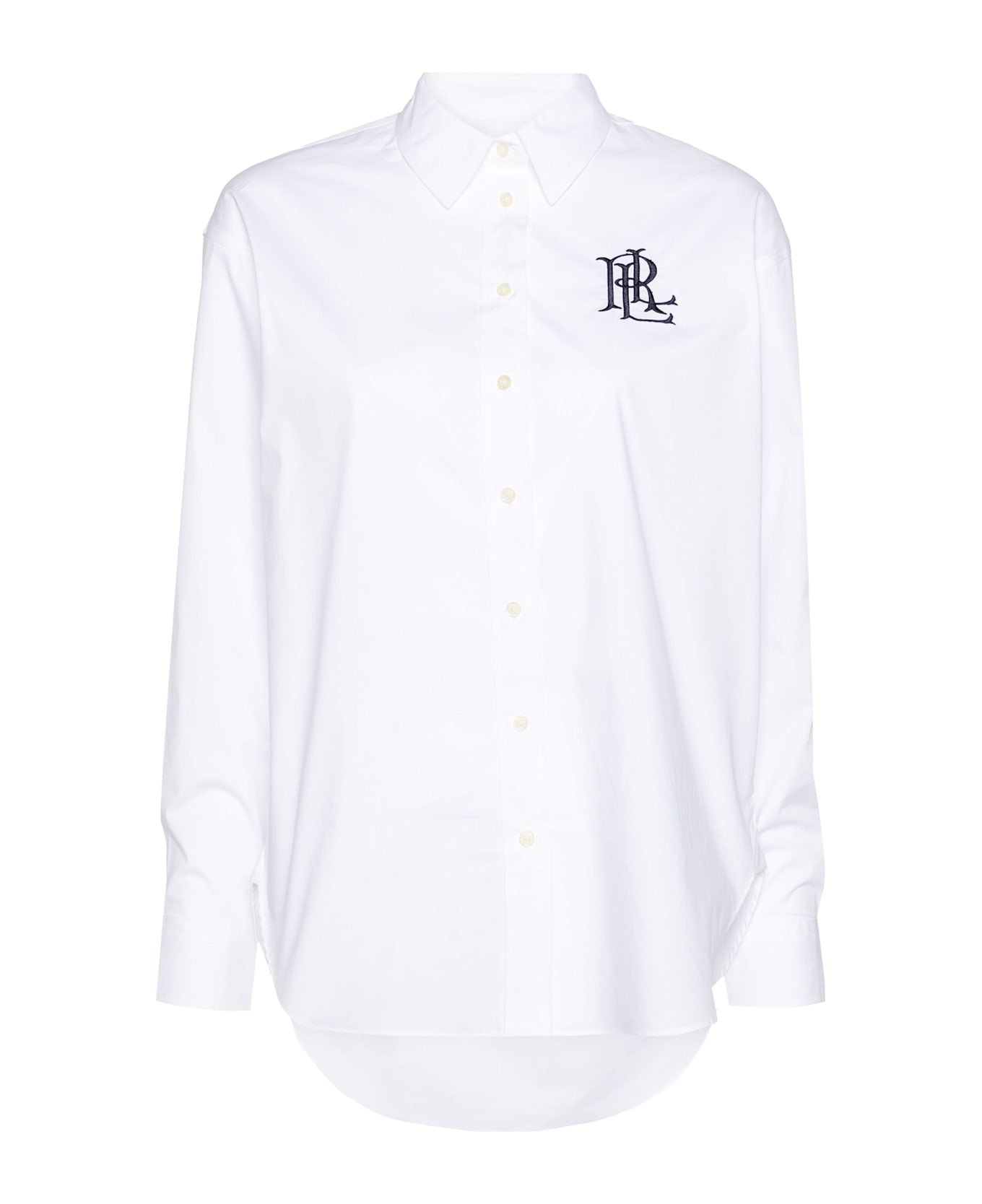 Ralph Lauren Kotta Long Sleeves Cutton Front Shirt - White
