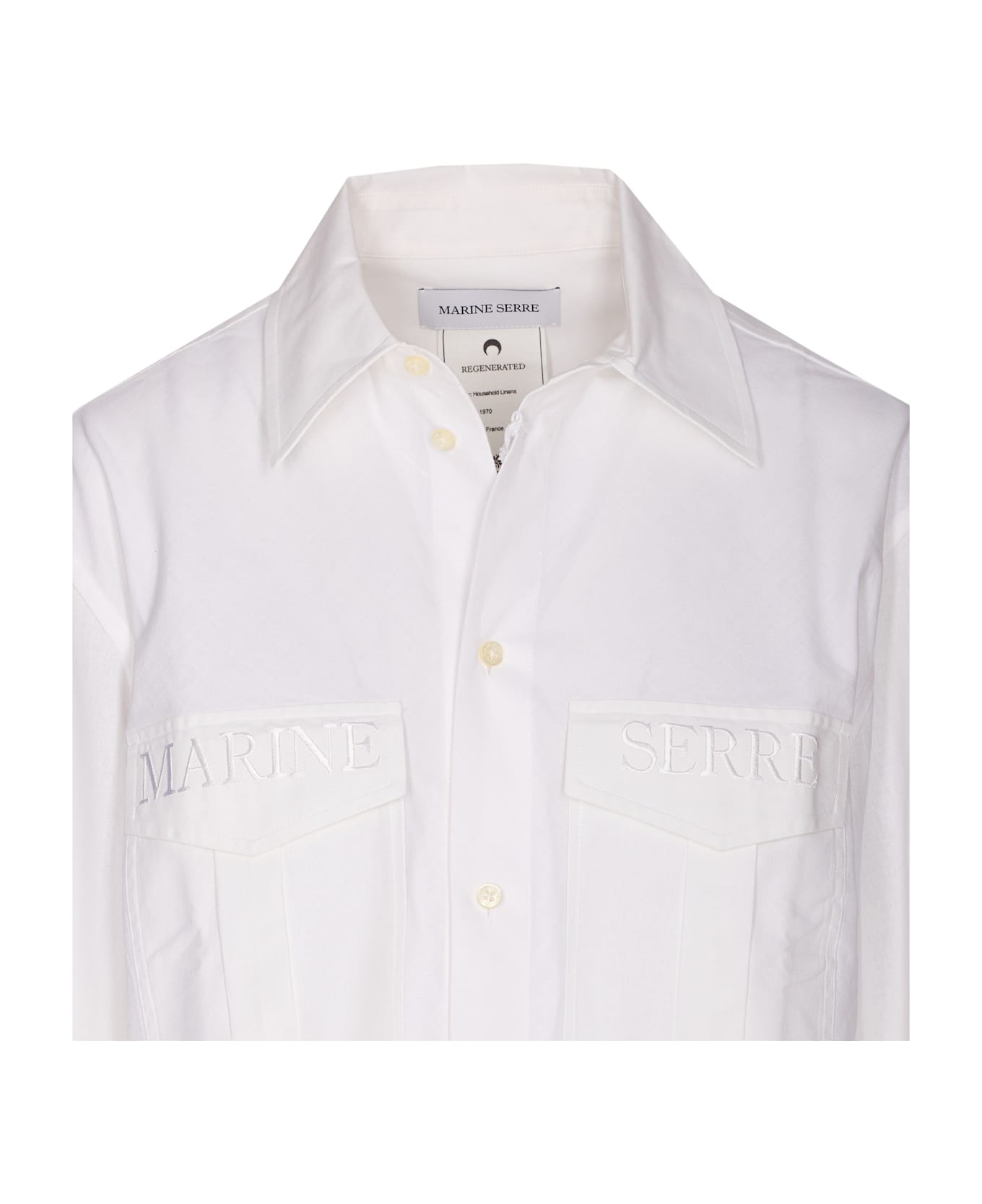 Marine Serre Regenerated Shirt - White