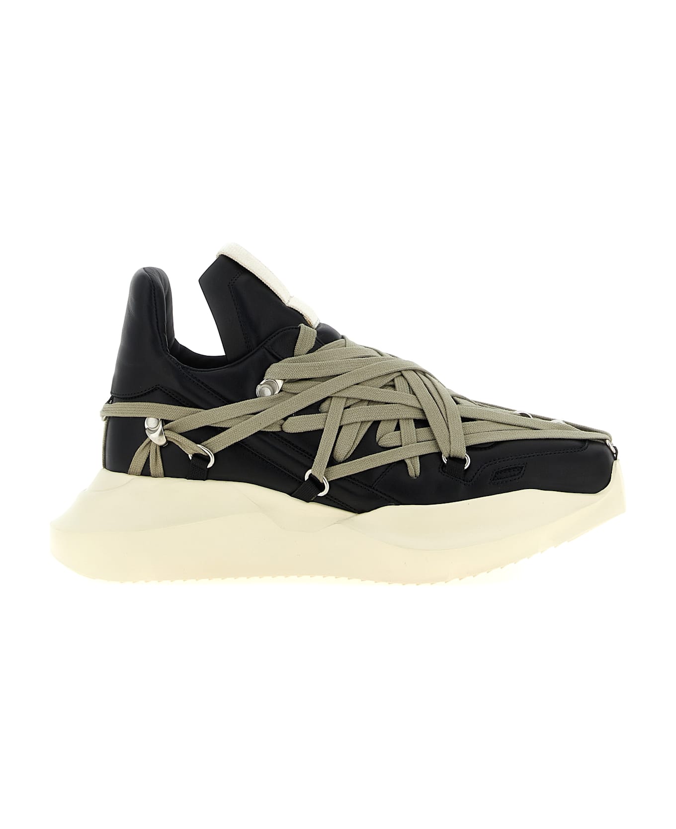 Rick Owens 
megalace Geth Runner
 Sneakers - Black  