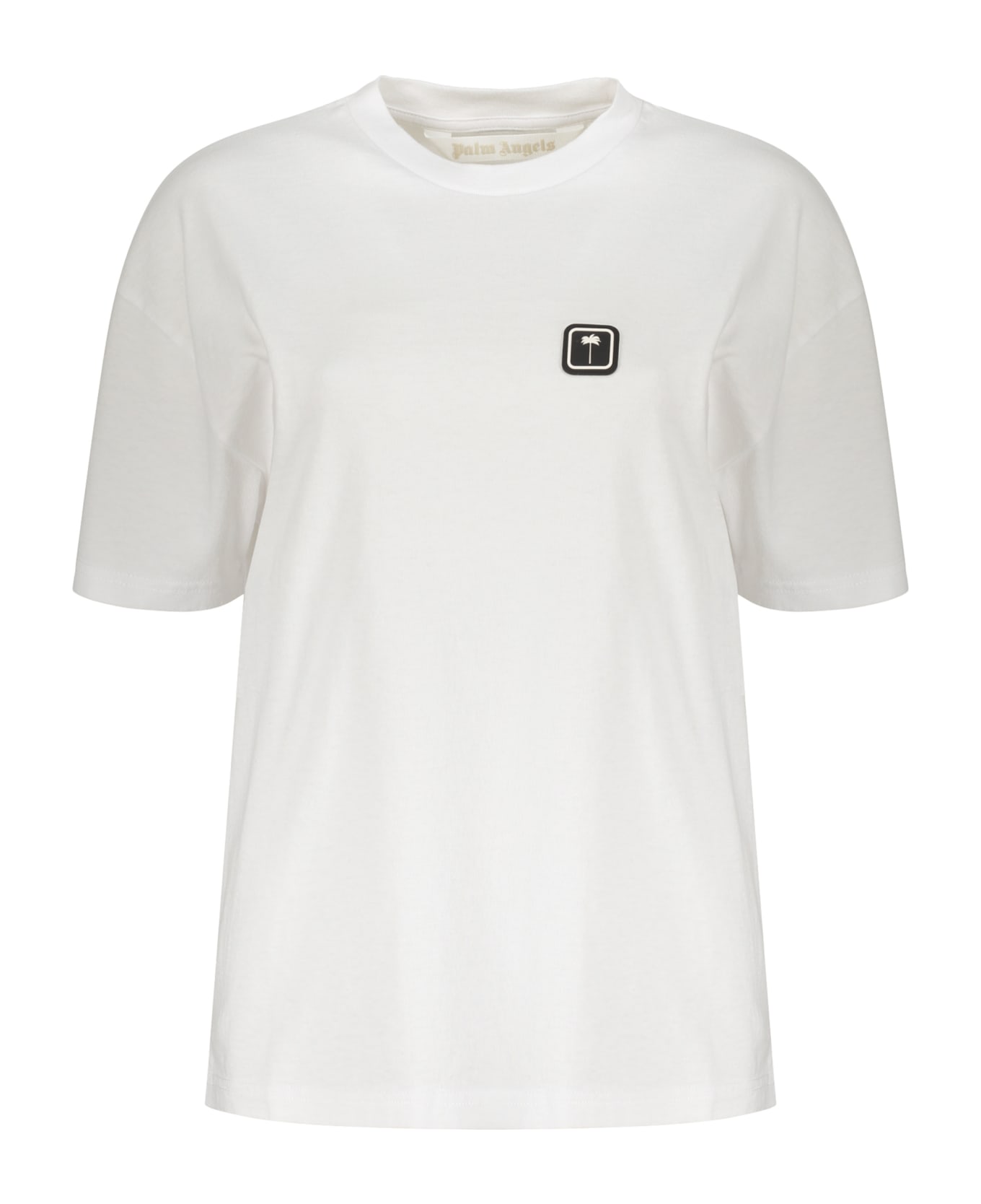 Palm Angels Cotton T-shirt - White Tシャツ
