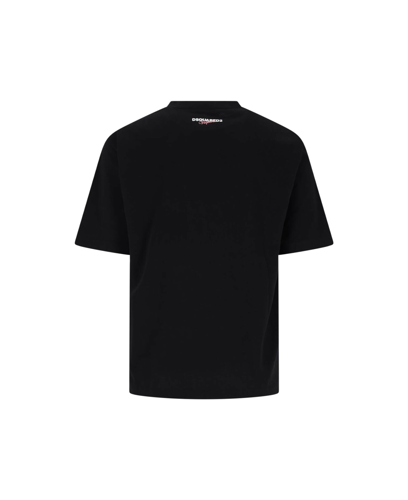 Dsquared2 X Vaquera "new York Doll" T-shirt - Black  