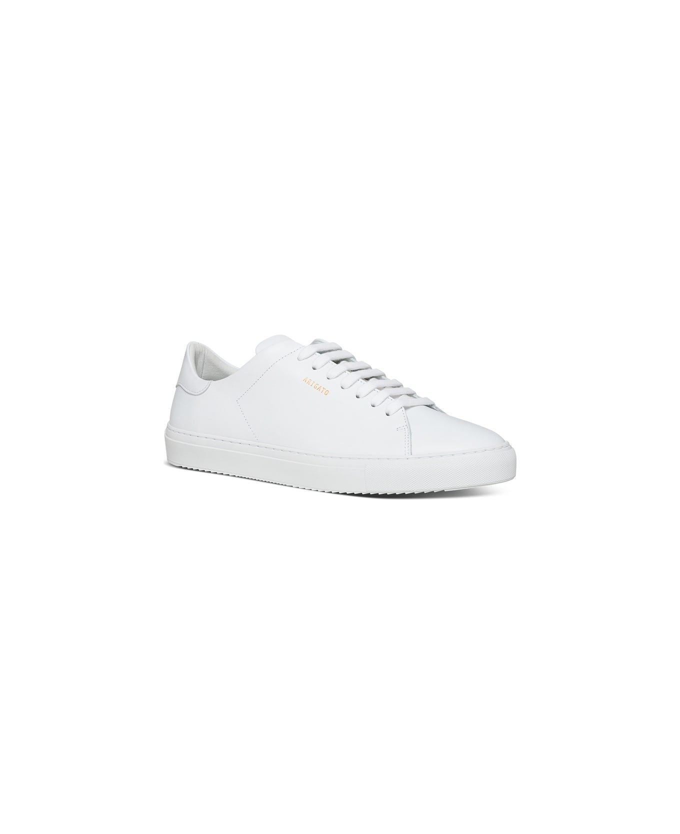 Axel Arigato 'clean 90' White Sneakers With Printed Logo In Leather Man Axel Arigato - White