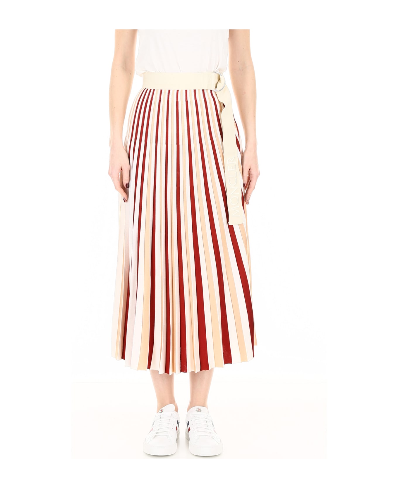 Moncler Moncler Genius Skirt - WHITE RED PINK (Beige)
