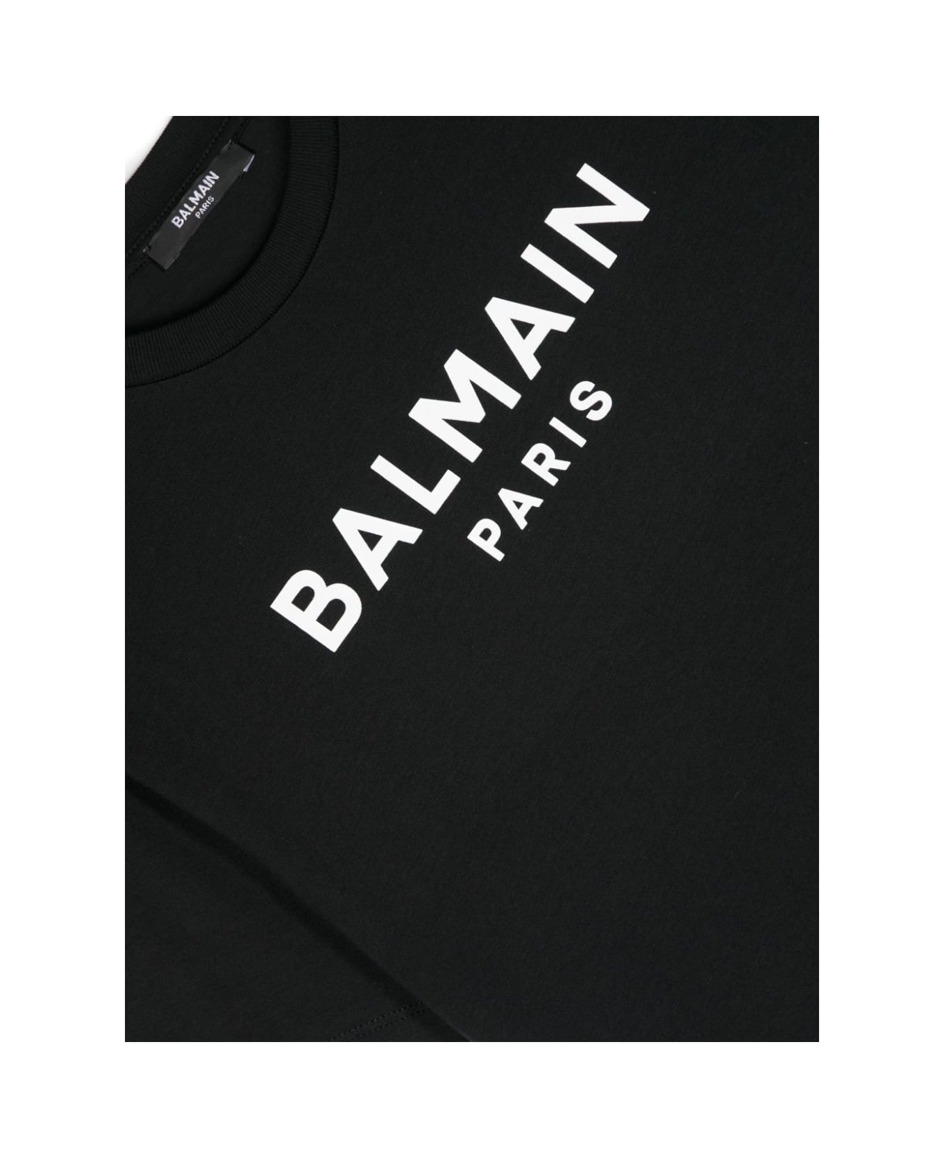 Balmain T-shirt With Print - Black Tシャツ＆ポロシャツ