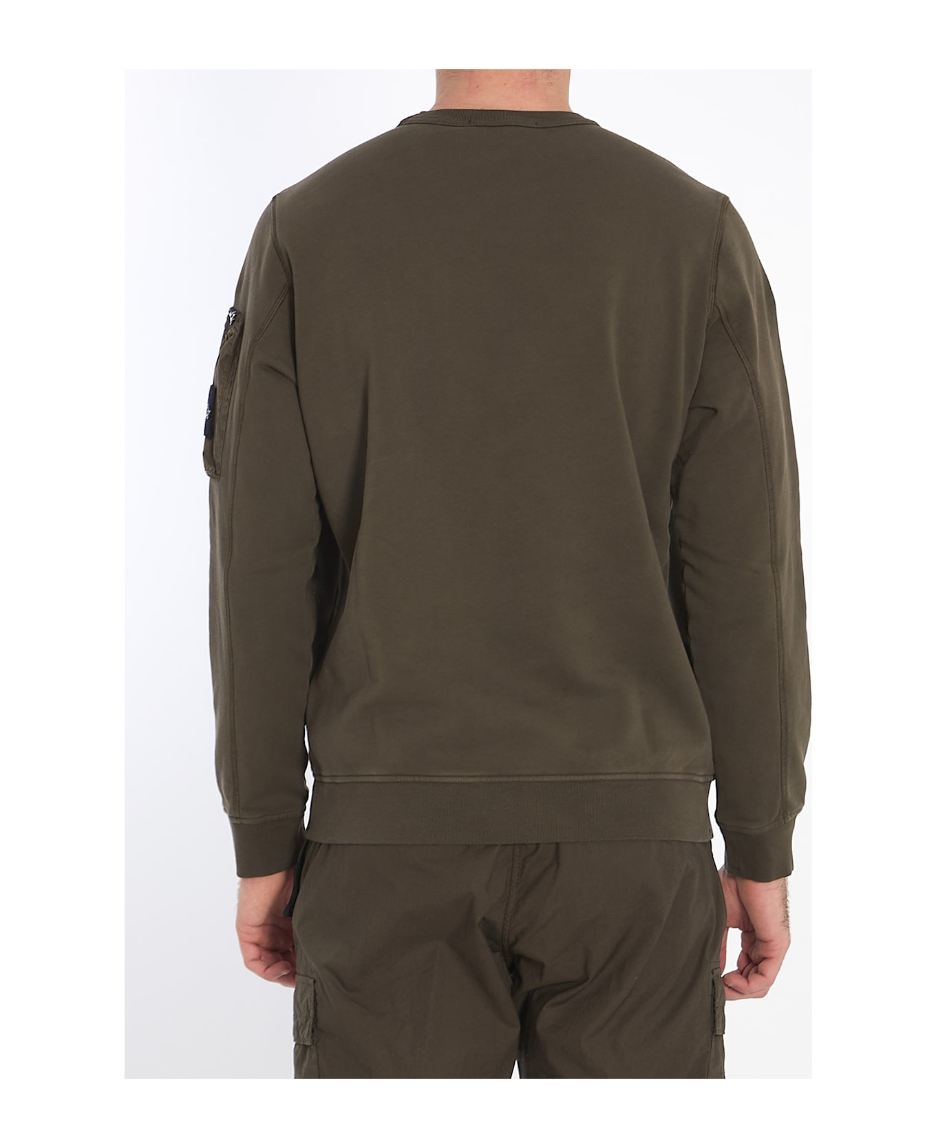 Stone Island Sweatshirt With Pocket - Militare