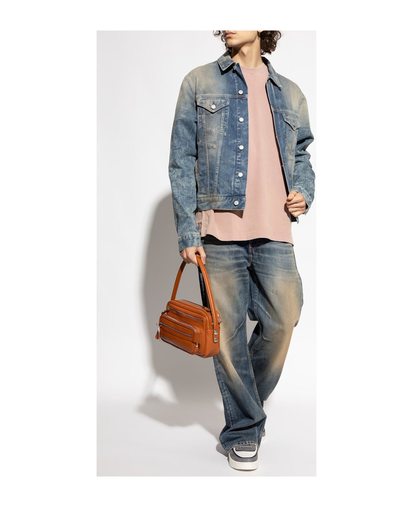 Acne Studios Cotton T-shirt - Lavender purple