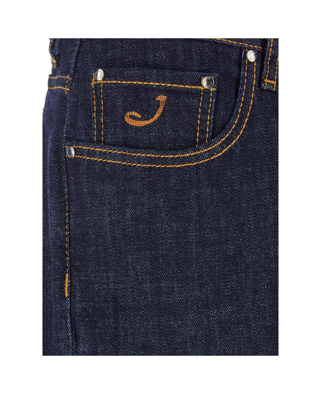 Jacob Cohen 
bard
 Blue Jeans With Belt Loops And Logo Patch On The Rear In Denim Man - Blu