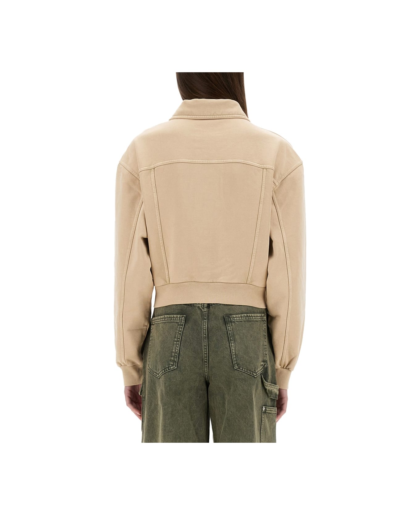 M05CH1N0 Jeans "urban" Jacket - BEIGE