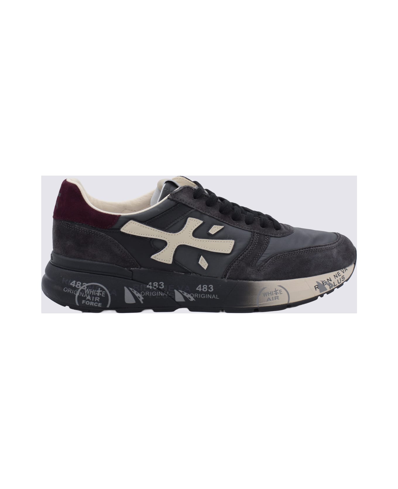 Premiata Blue Leather Mick Sneakers