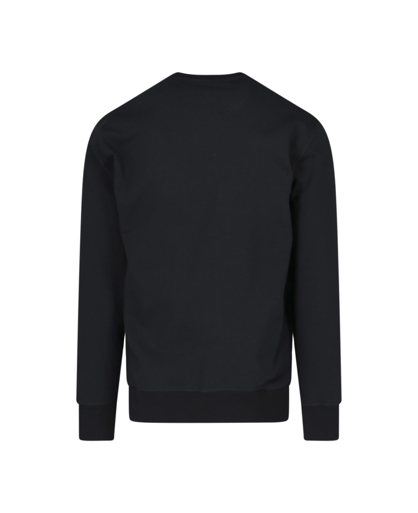 Alexander McQueen Logo Crewneck Sweatshirt - Black/khaki
