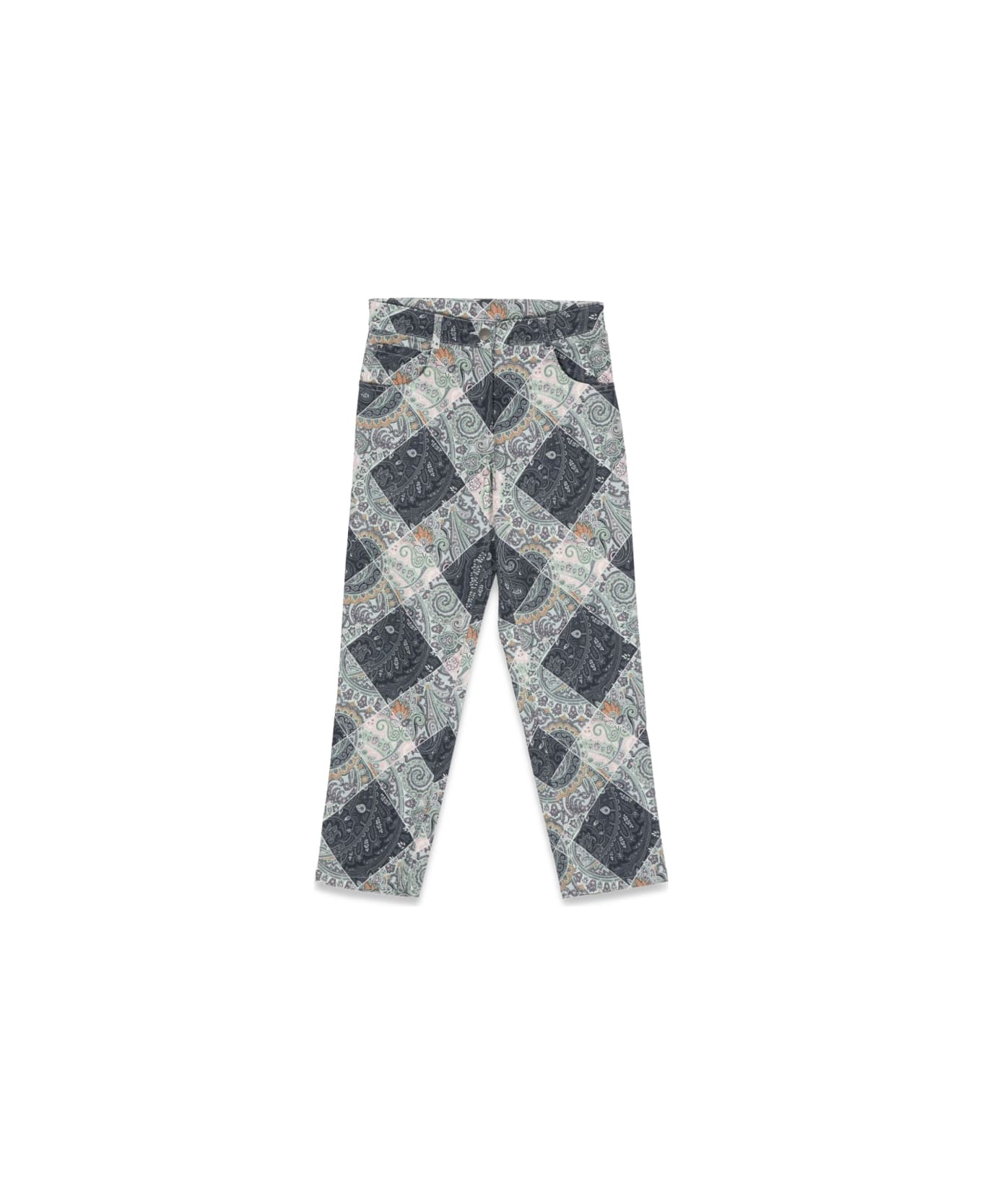 Etro Fabric Pants - BLUE