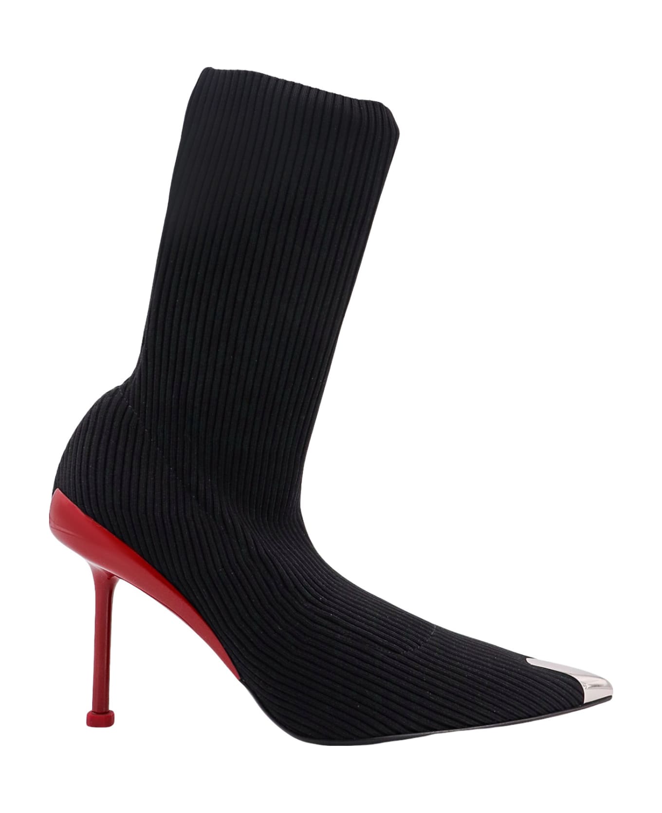 Alexander McQueen Slash Ankle Boots - Black