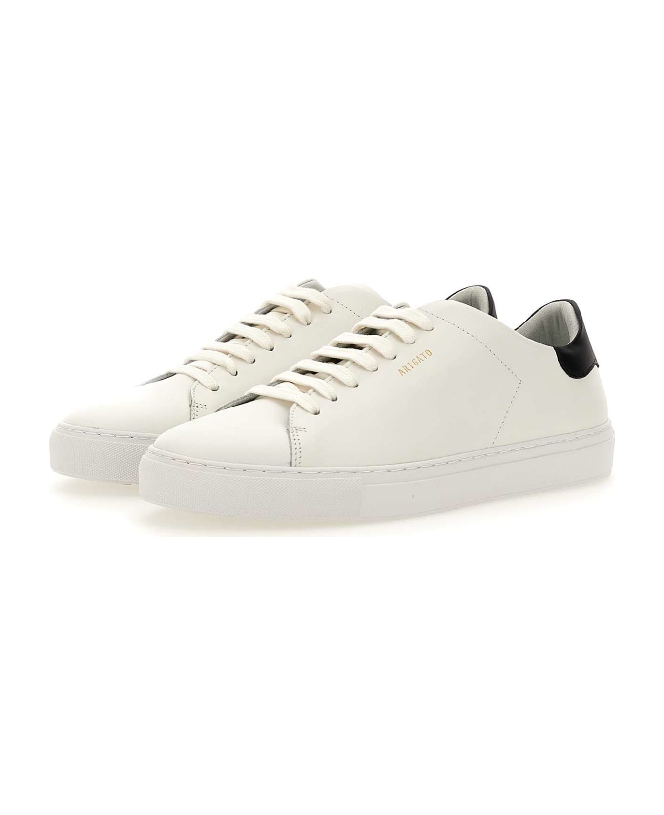 Axel Arigato 'clean 90 Contrast' Leather Sneakers - White Black