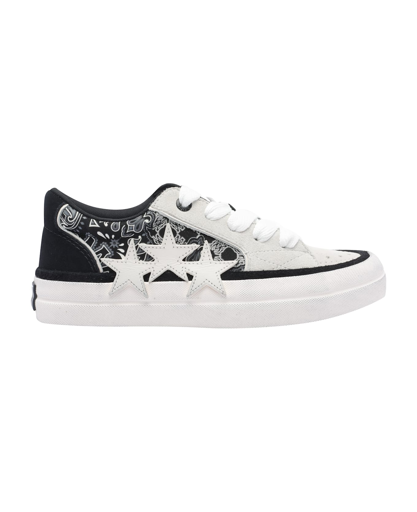 AMIRI Bandana Sunset Skate Sneakers - Black