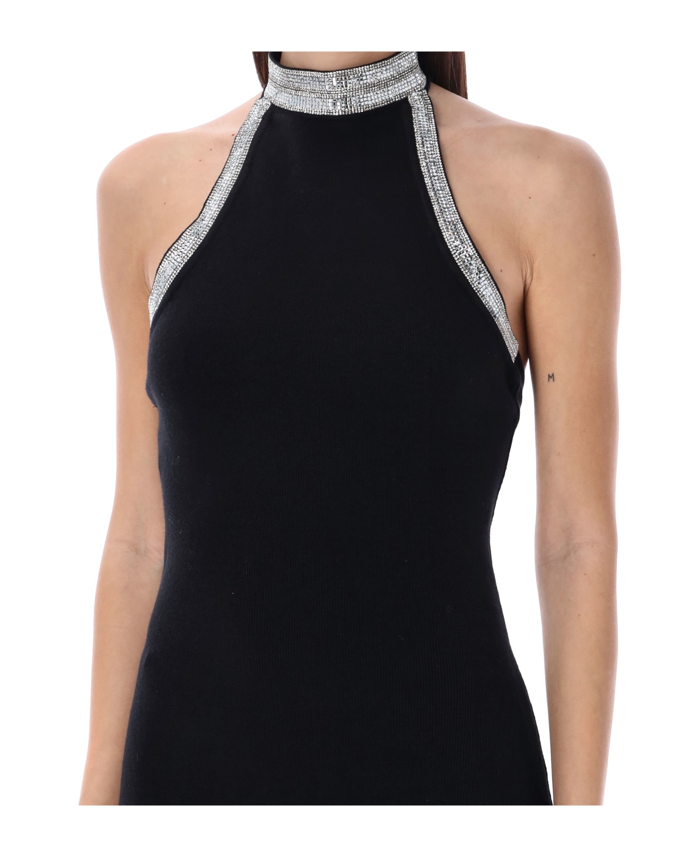 retrofete Jade Knit Mini Dress - BLACK