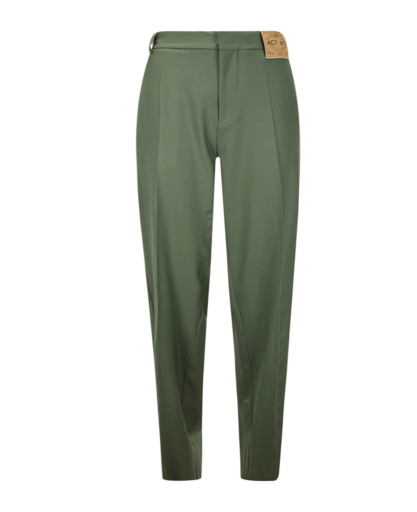 Act n.1 Straight Leg Wool Pants - FOREST