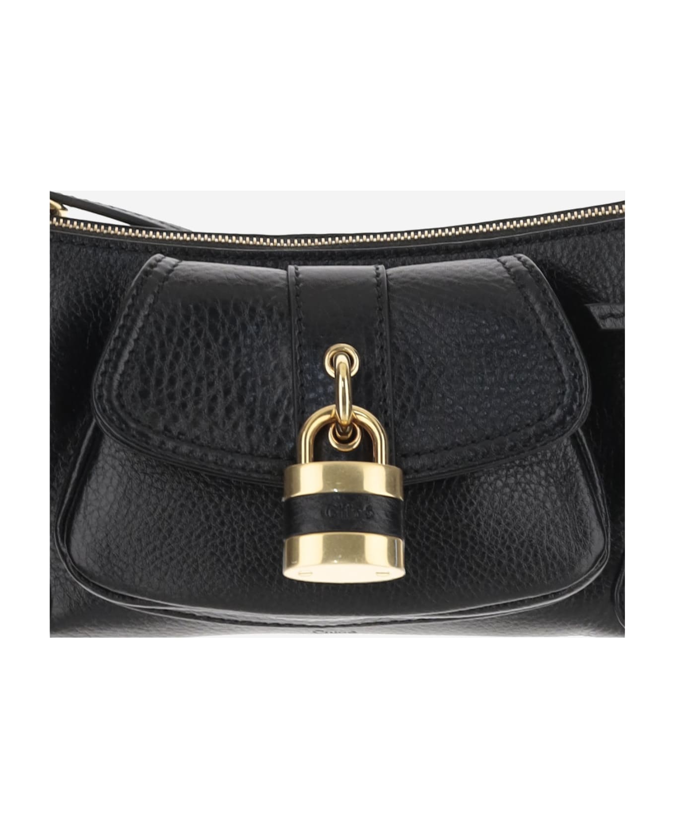 Chloé 99 Leather Shoulder Bag - Black