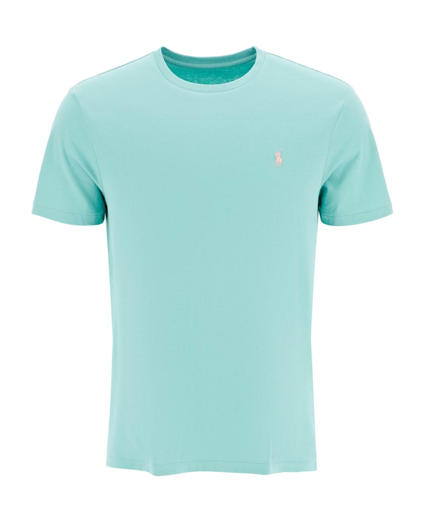 Polo Ralph Lauren Custom Slim Fit T-shirt With Logo - ESSEX GREEN (Green)