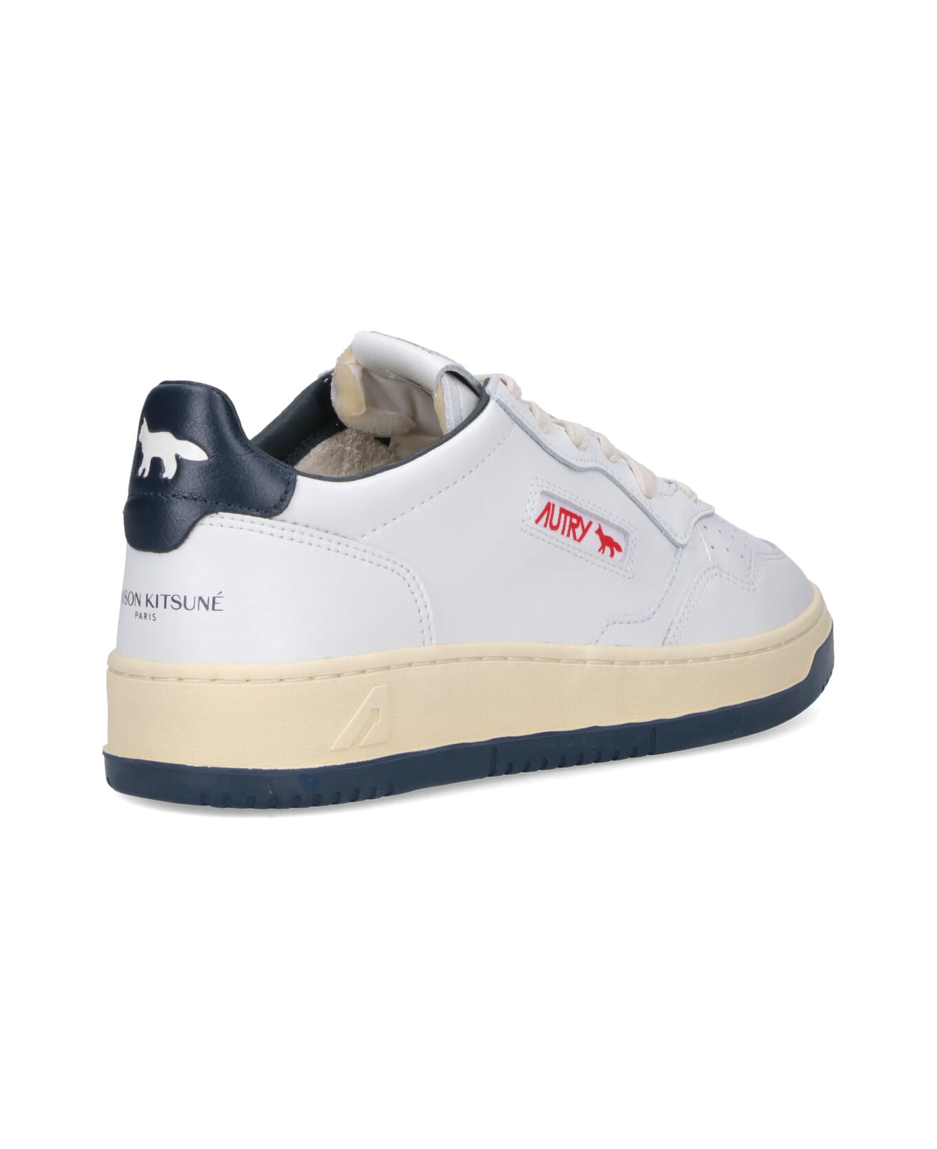 Autry X Maison Kitsuné 'medialist' Sneakers - Blue