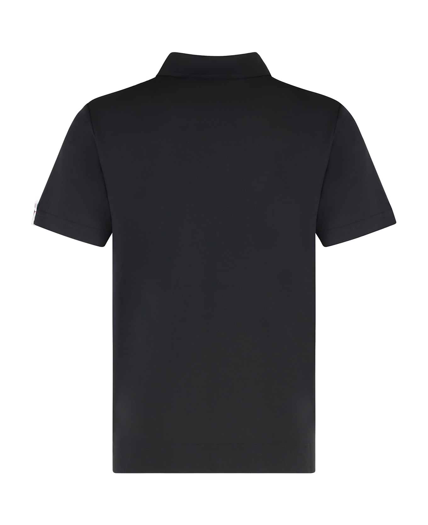 Moncler Grenoble Short Sleeve Polo Shirt - black