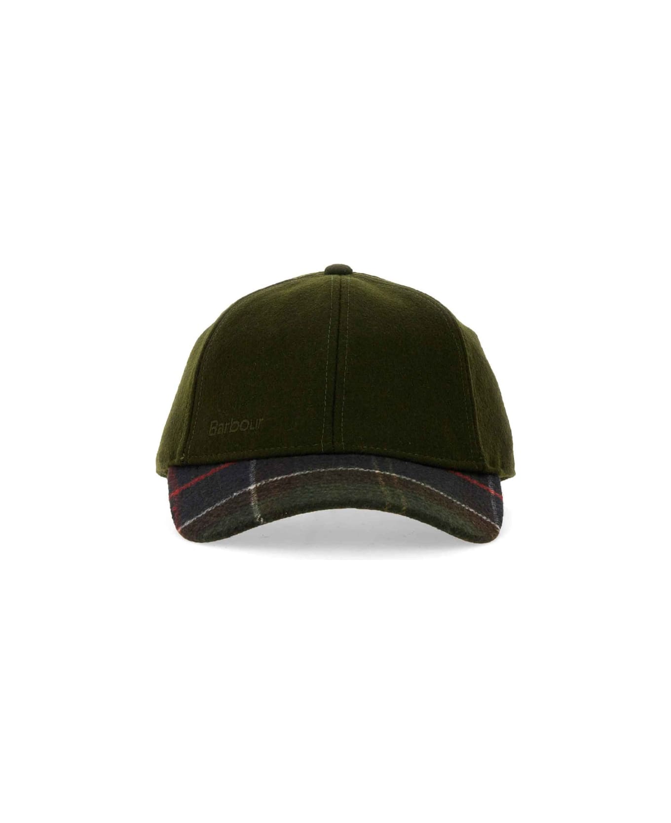 Barbour Baseball Hat With Logo - FOREST GREEN/CLASSIC
