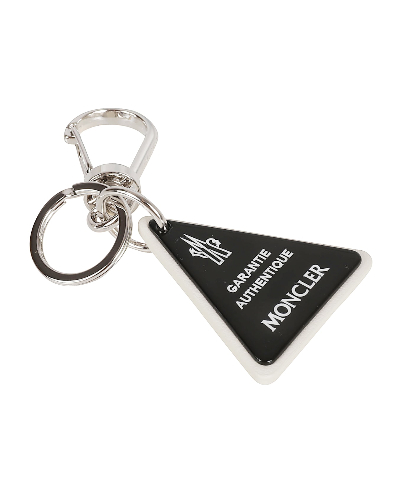 Moncler Triangle Keyring - Black