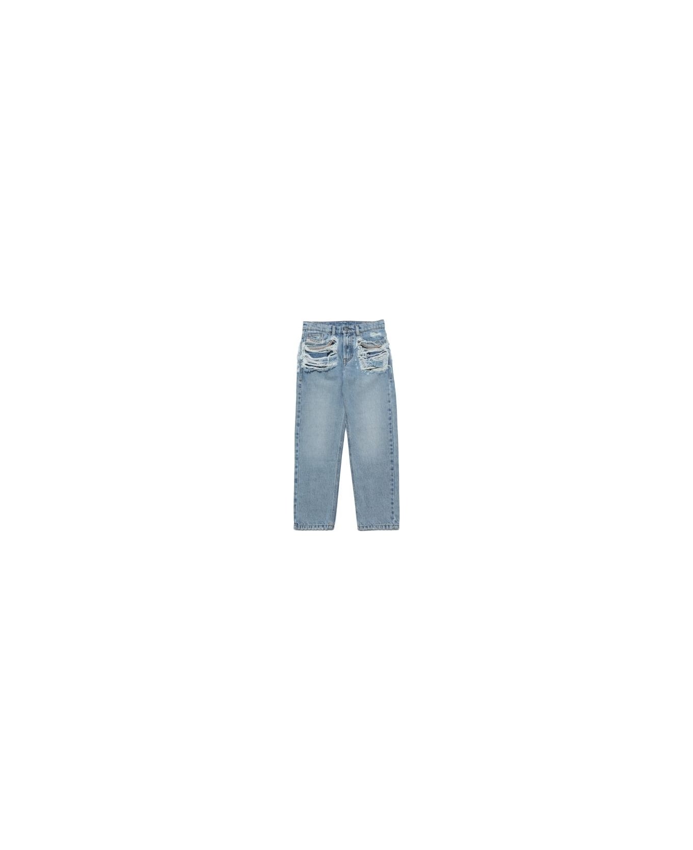 Diesel Jeans With Tears - Blue ボトムス