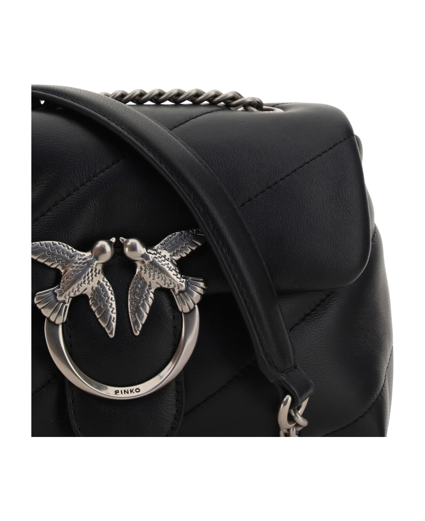 Pinko Love Mini Puff Shoulder Bag - Black