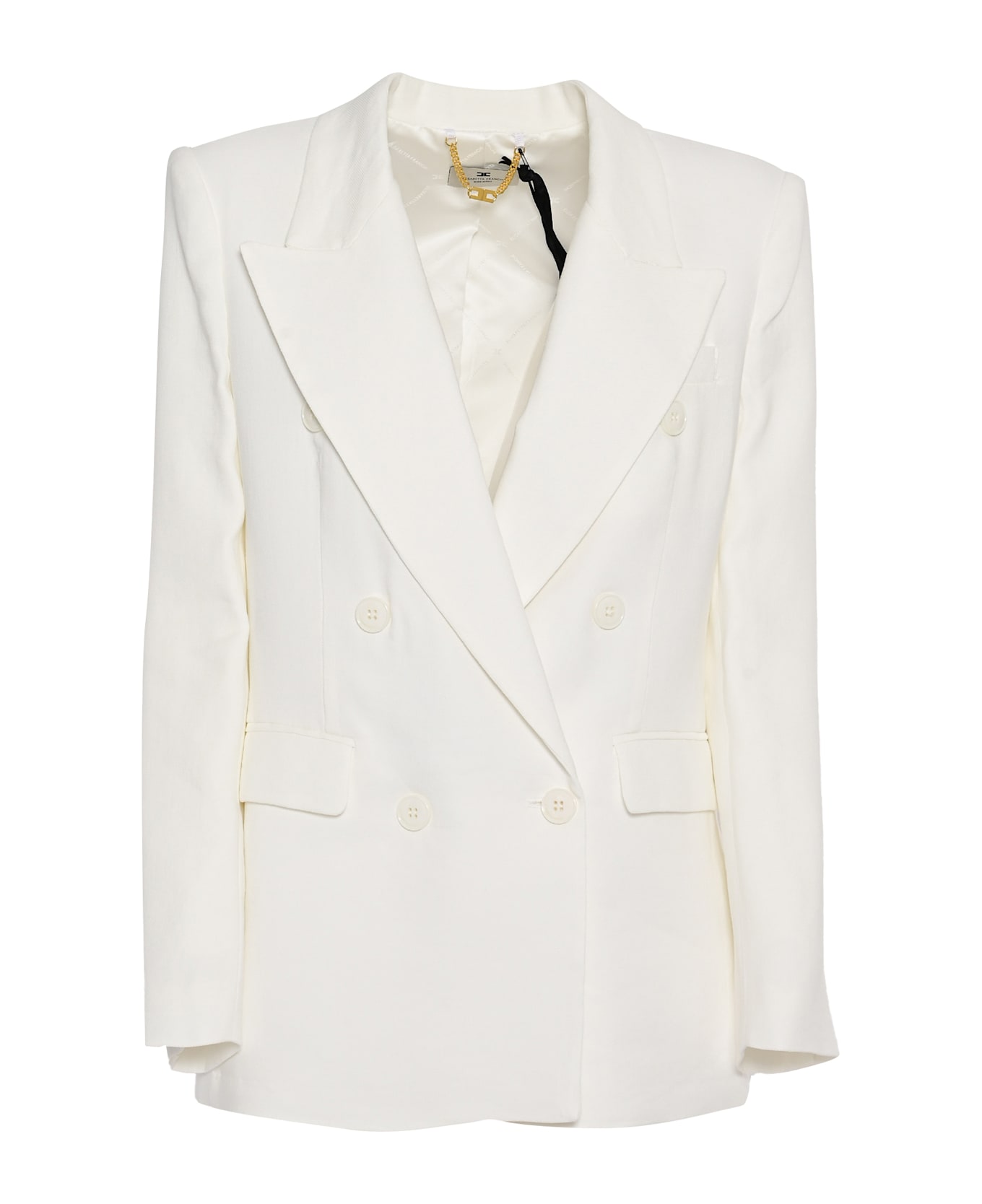 Elisabetta Franchi Women
s Jacket - WHITE