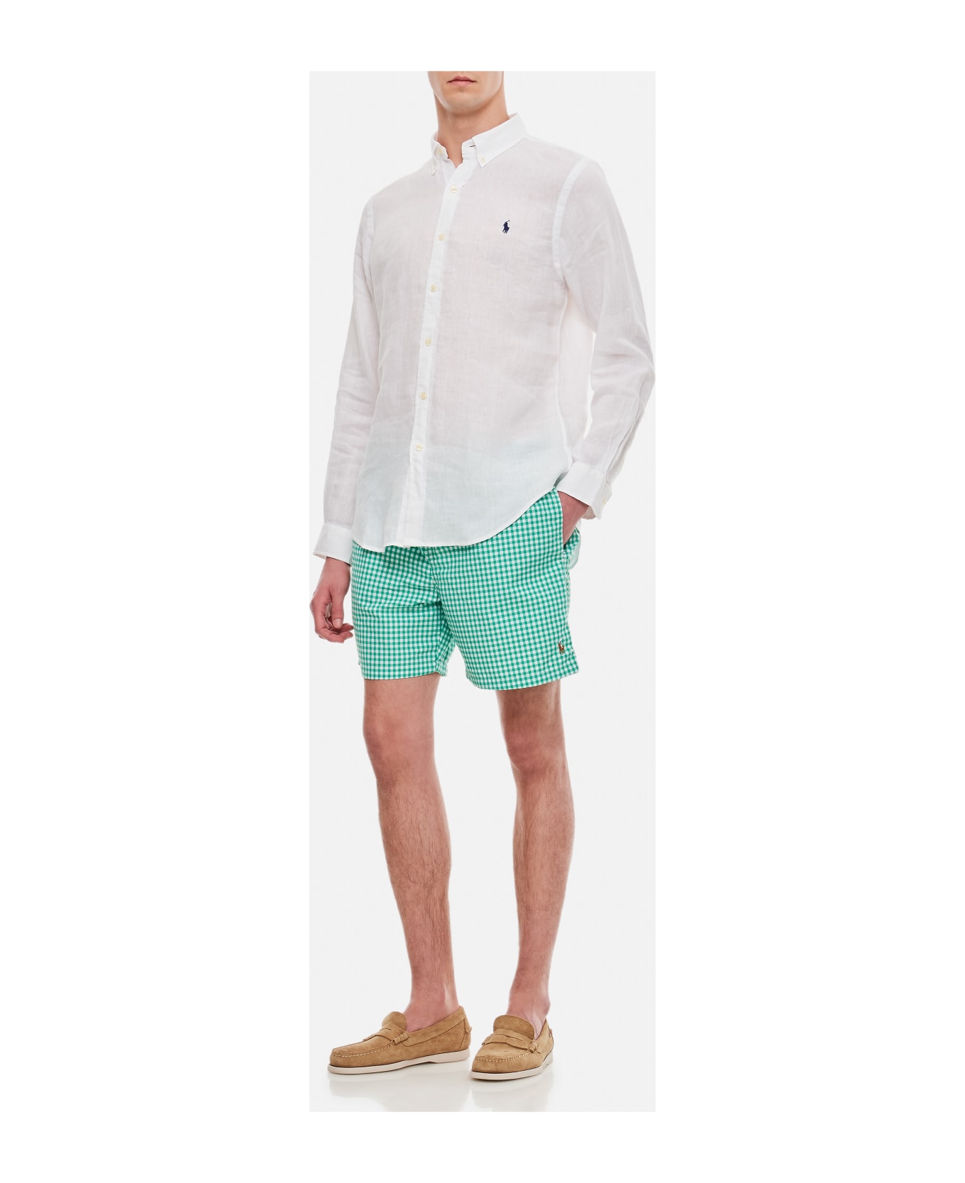 Ralph Lauren Long Sleeve-sport Shirt - White