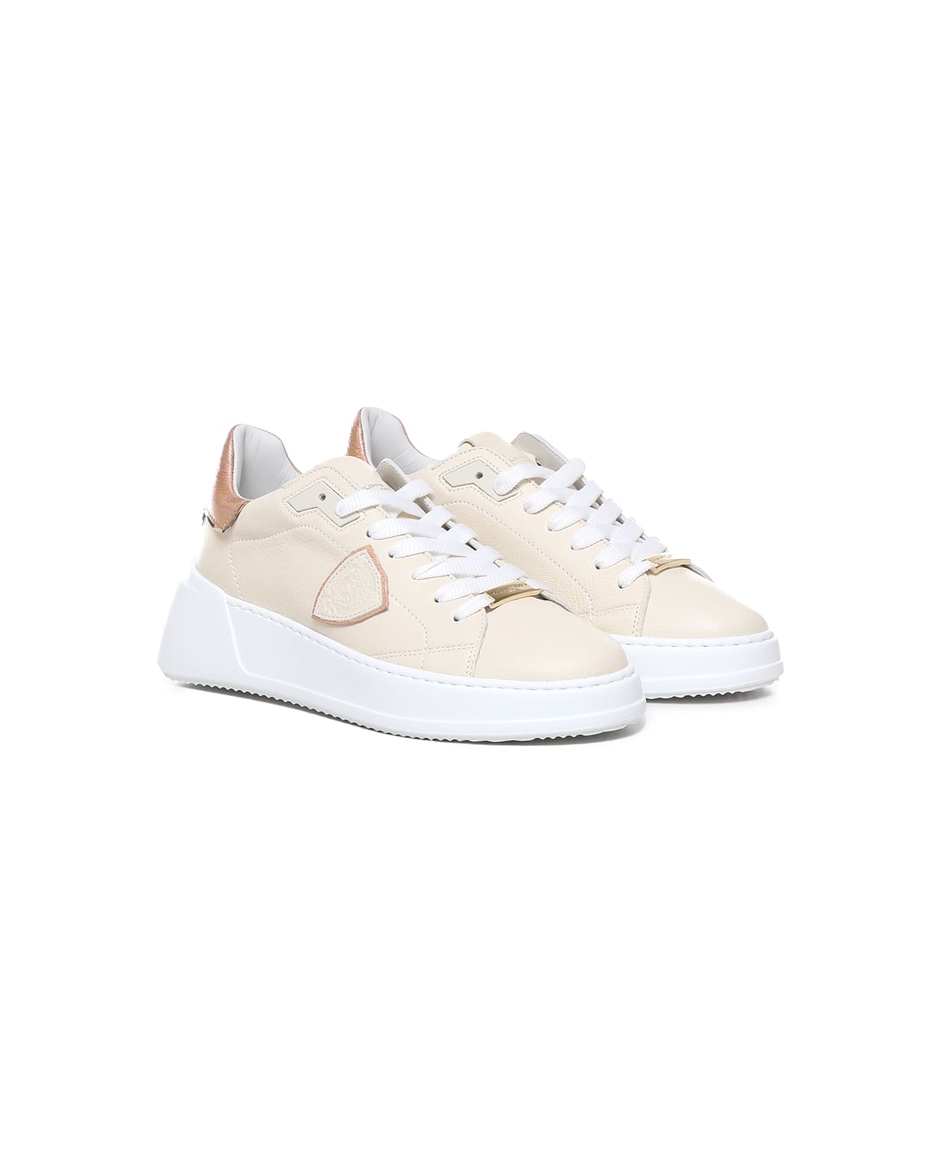 Philippe Model Tres Temple Sneakers - Peach スニーカー