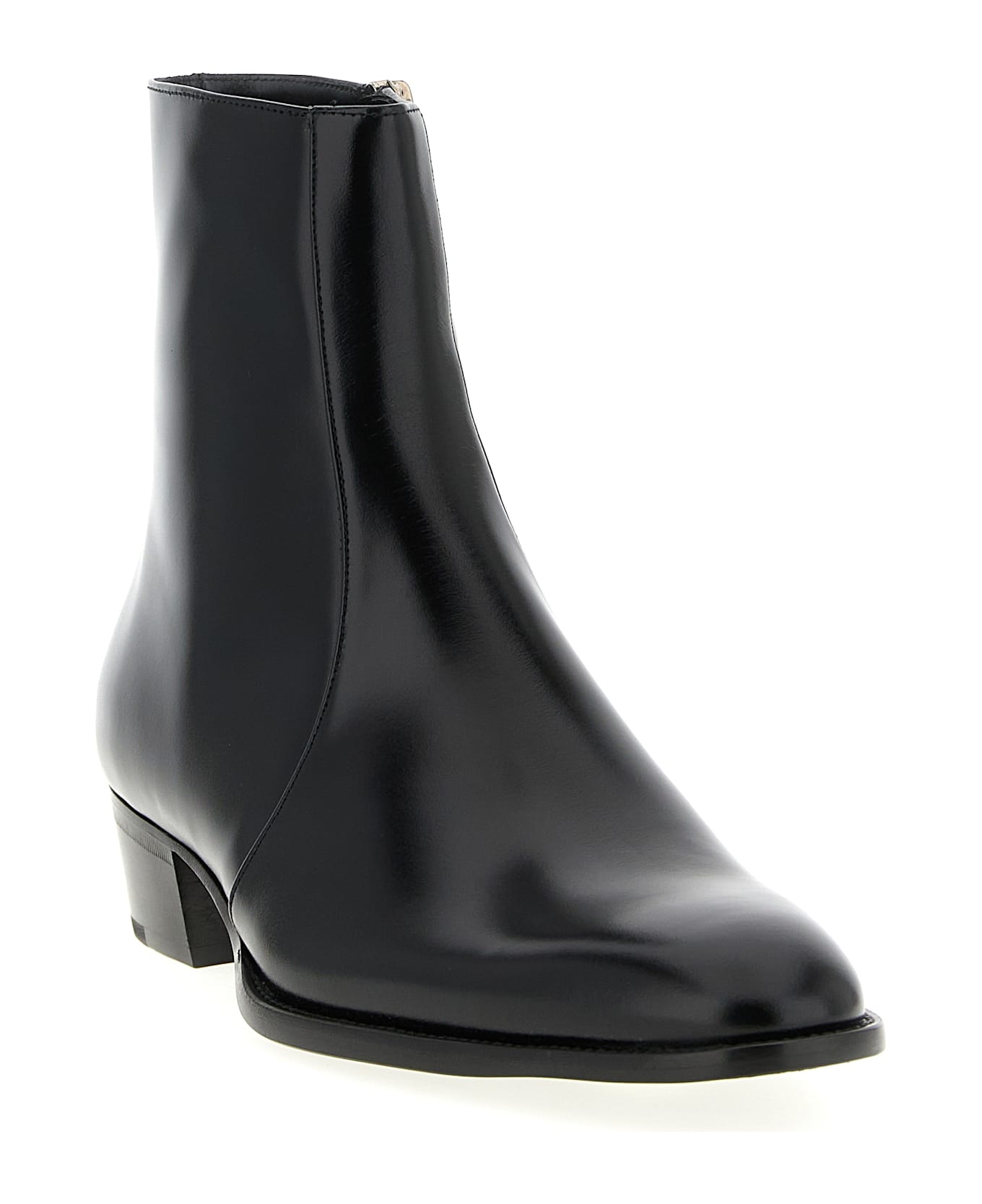 Saint Laurent 
roman
 Ankle Boots - Black  
