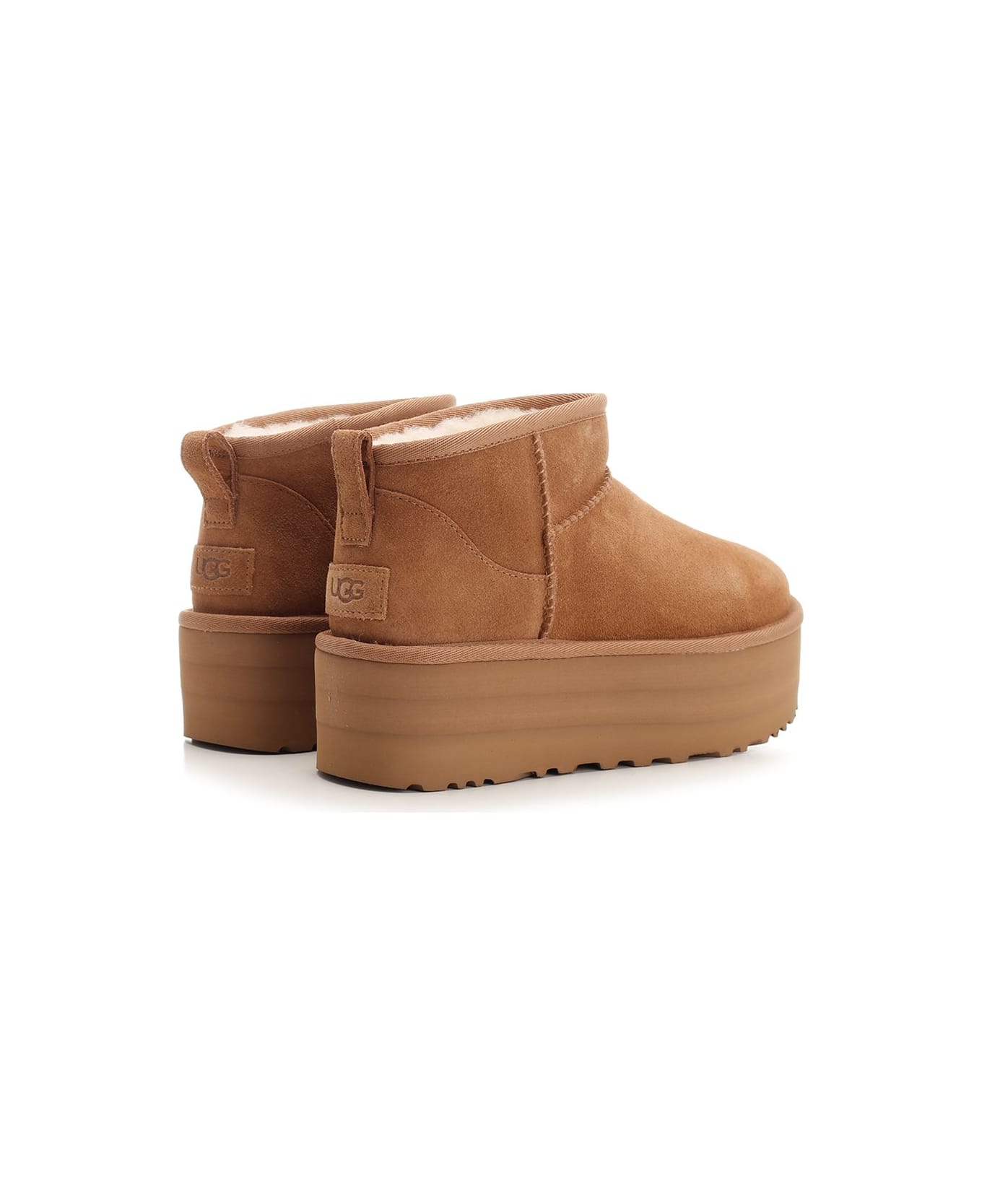 UGG 
classic Ultra Mini
 Ankle Boots - Chestnut