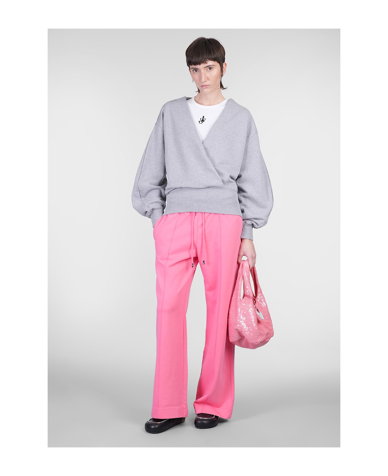 J.W. Anderson Pants In Rose-pink Cotton - rose-pink
