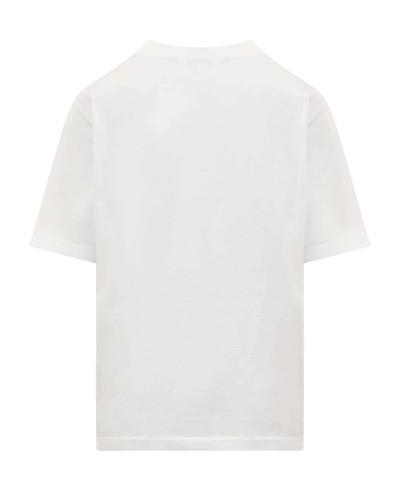 Dsquared2 Short Sleeve Printed Cotton T-shirt - White