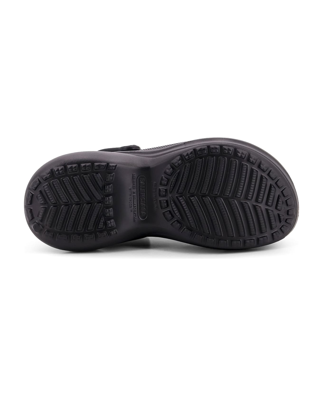 Balenciaga Black Rubber X Crocsâ ¢ Mules - Black サンダル