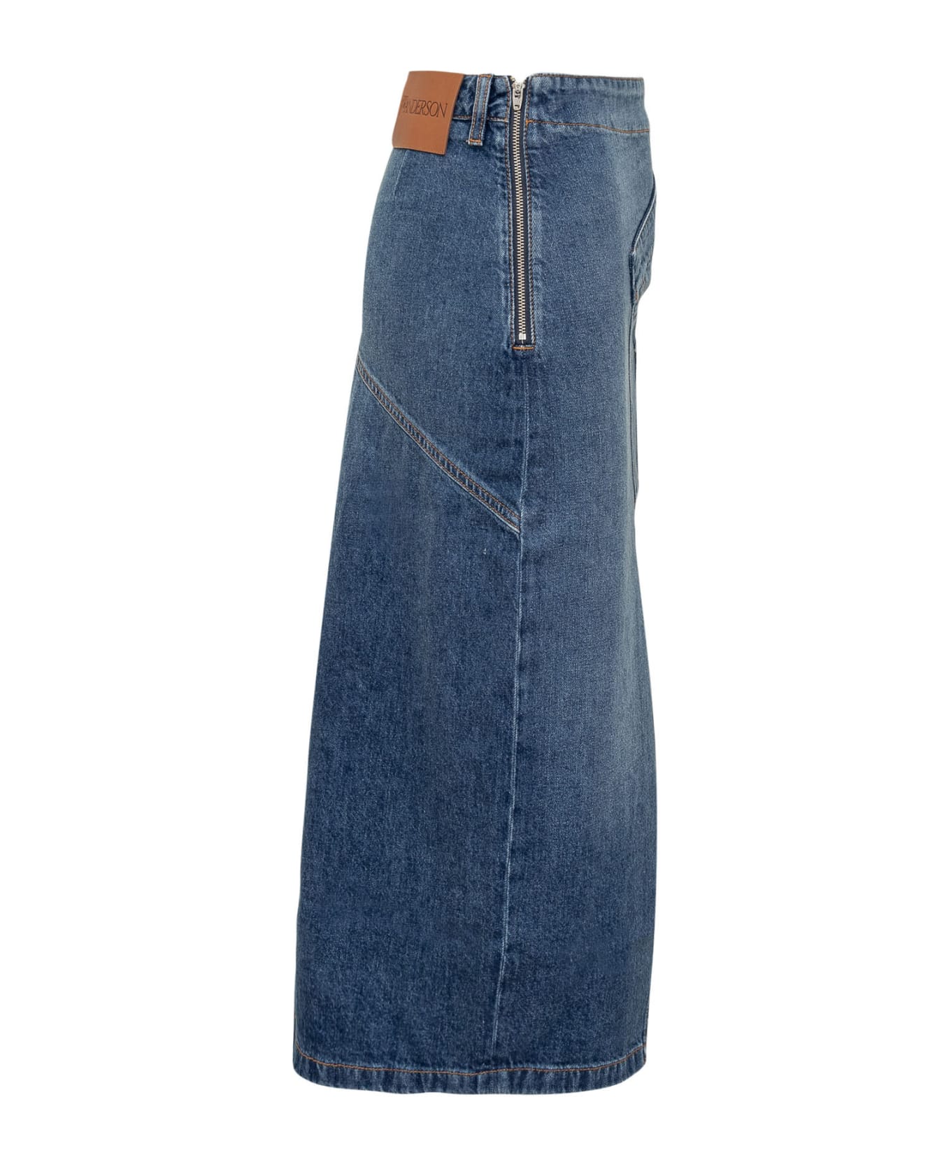 J.W. Anderson Twisted Midi Skirt - Blue