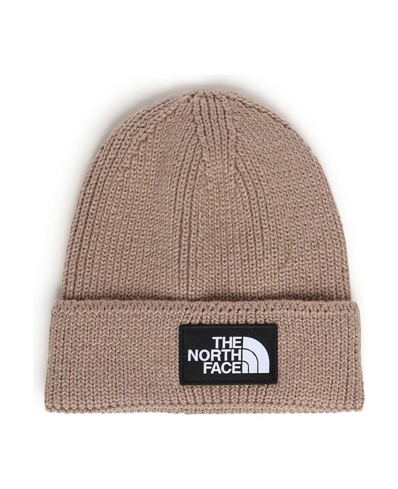 The North Face Logo Beanie - MUSHROOM GREY